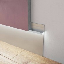 Плинтус (теневой скрытого монтажа) алюминиевый анодированный 